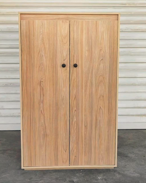 Rotating Wooden Shoe Storage Cabinet